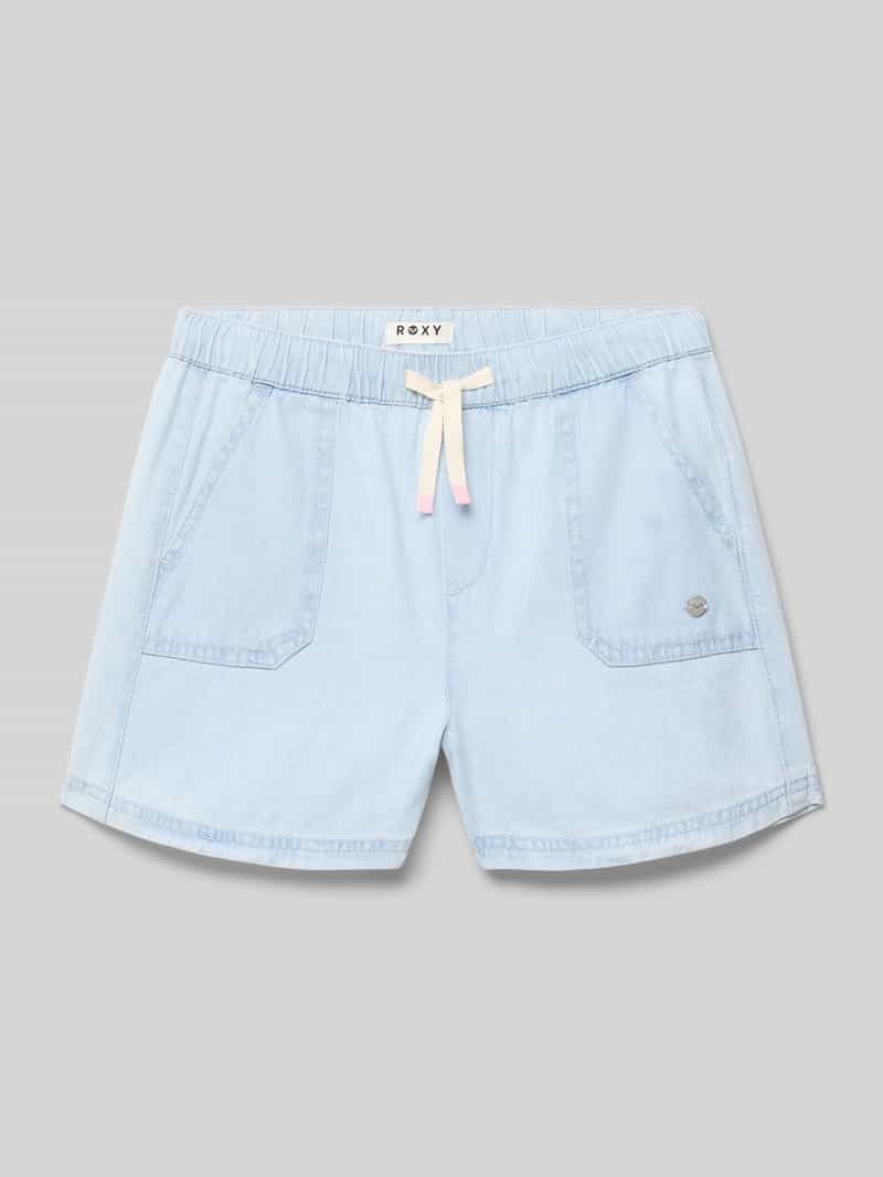 Roxy Korte jeans met elastische band model 'CALL ON ME'
