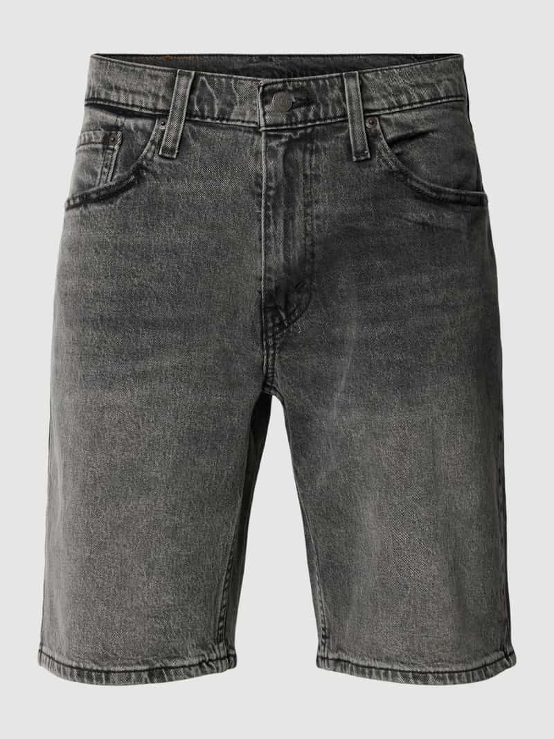 Levi's Korte regular fit jeans met knoopsluiting