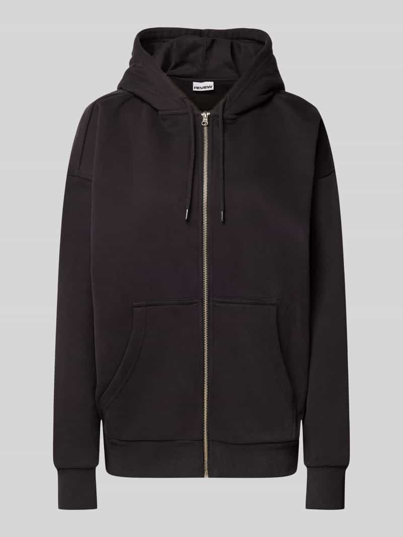 Review Oversized sweatjack met steekzakken opzij