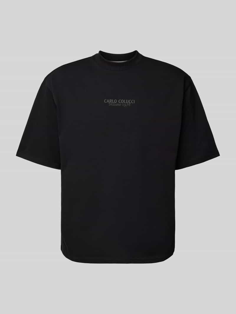 carlo colucci Oversized T-shirt met labelprint