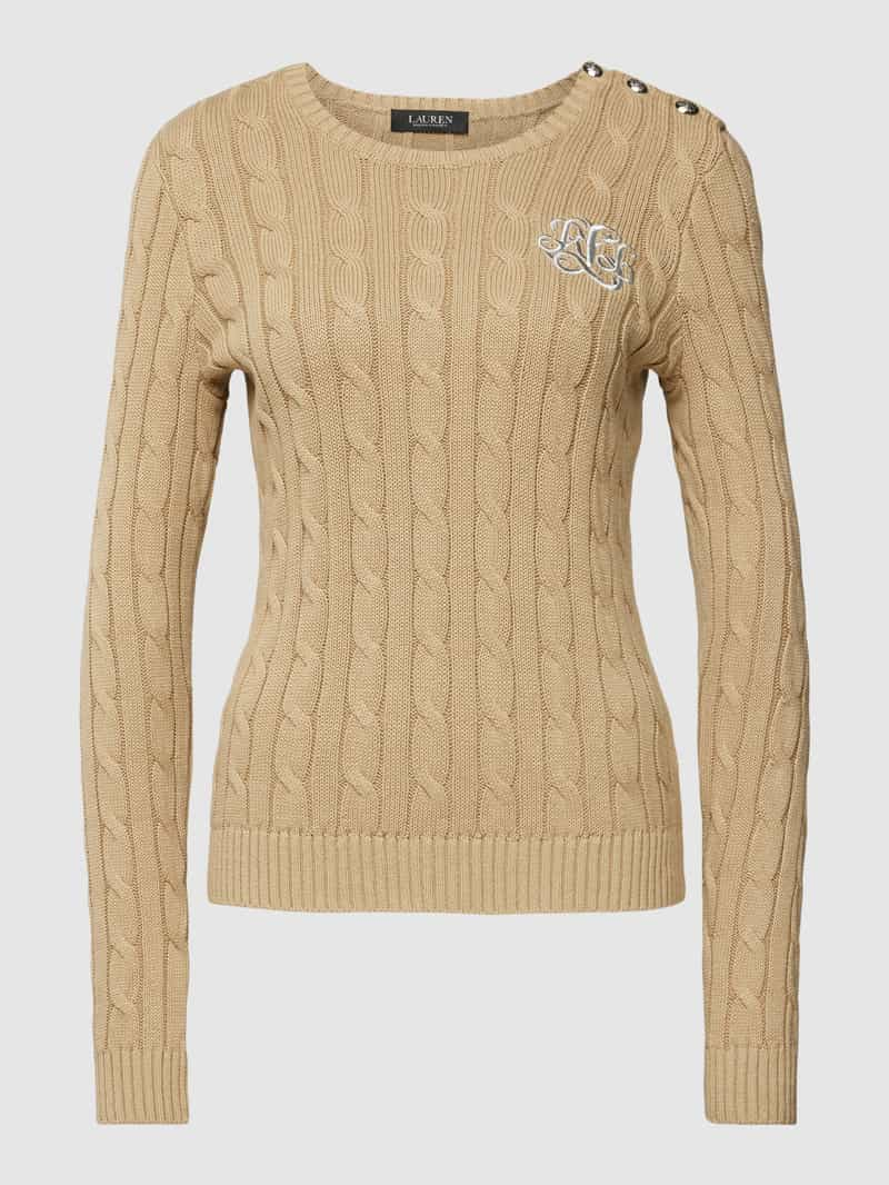 Lauren Ralph Lauren Gebreide pullover met ribboorden