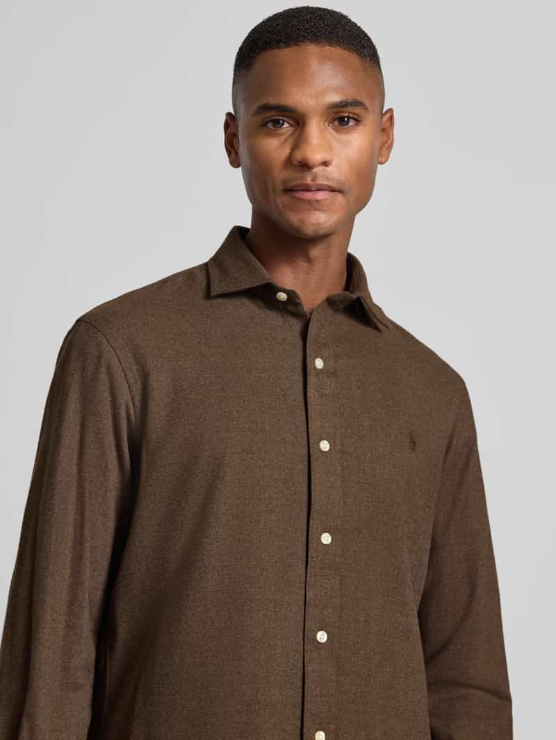 Polo Ralph Lauren Custom fit vrijetijdsoverhemd met labelstitching