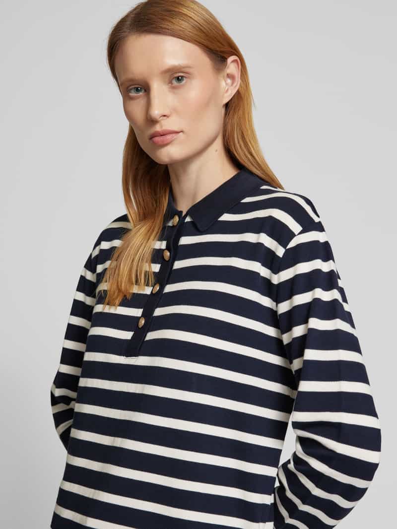 Gant Shirt met lange mouwen en zijsplitten