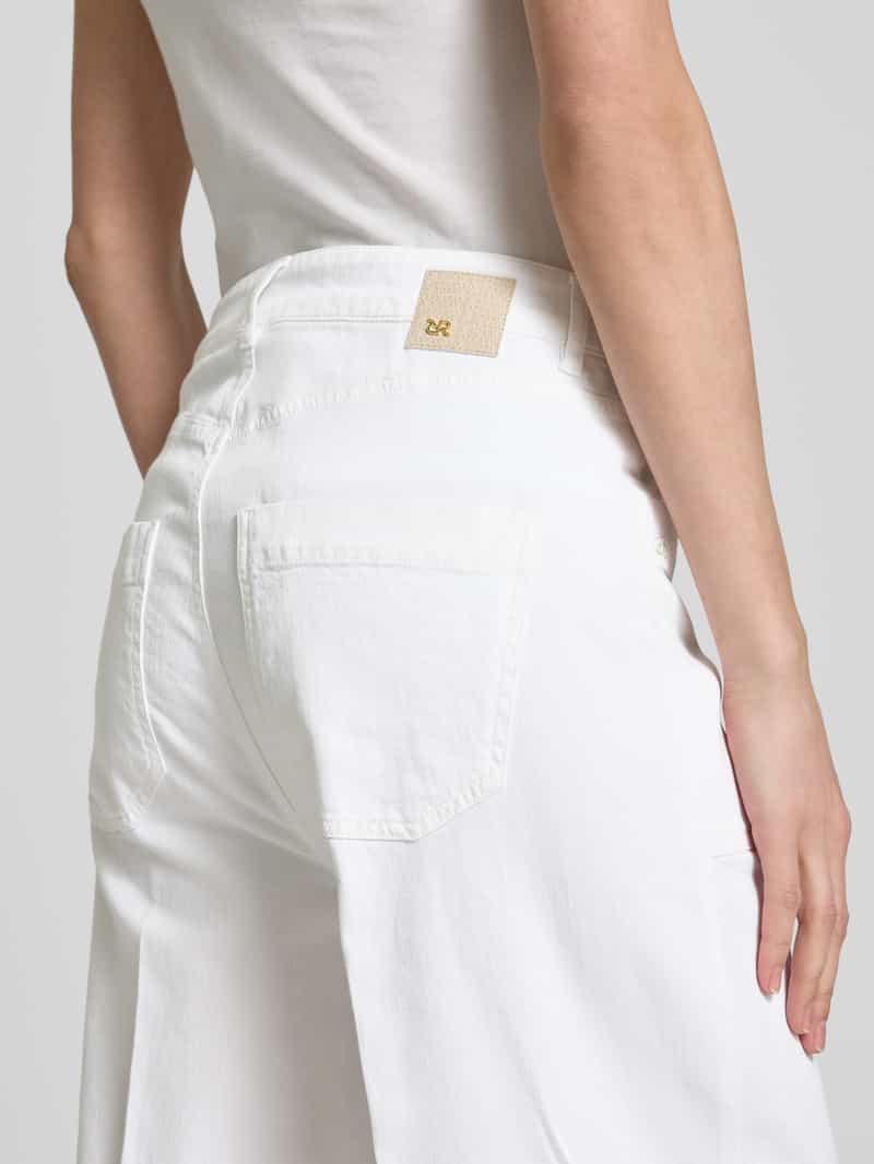 RAFFAELLO ROSSI Wide leg jeans met opgestikte zakken model 'MIRU'