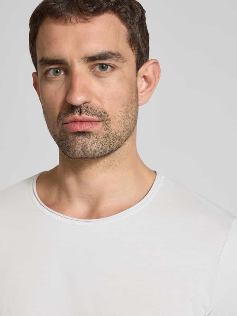 JOOP! JEANS T-shirt met geribde ronde hals model 'Cesare'