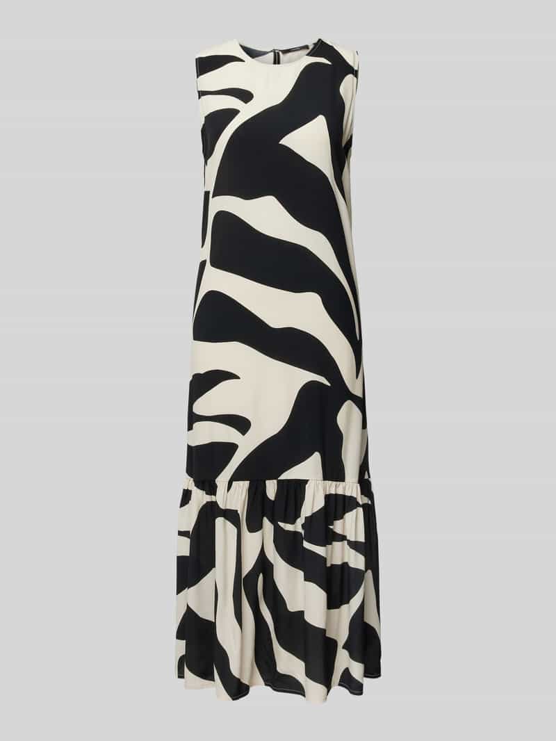 someday Midi-jurk met ronde hals model 'Quolly'
