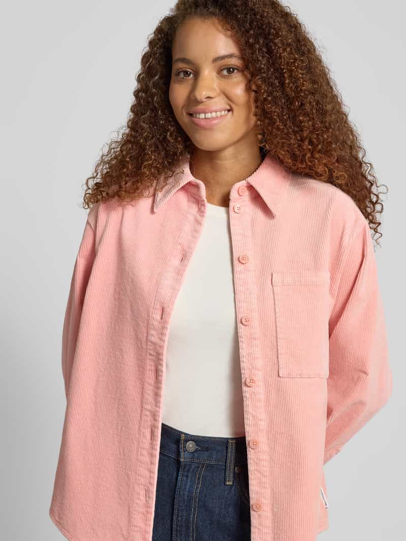 Marc O'Polo DENIM Relaxed fit overhemdblouse van katoenmix