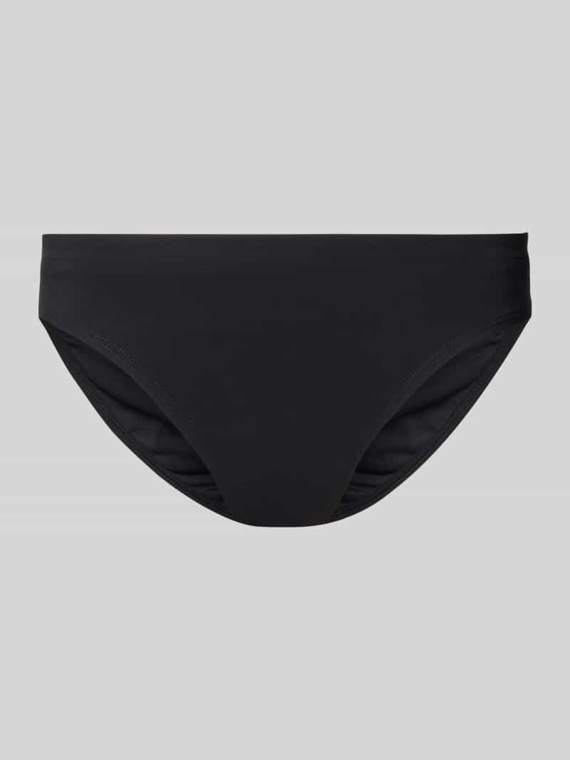 Bikinibroekje met labeldetail model 'SOLID'