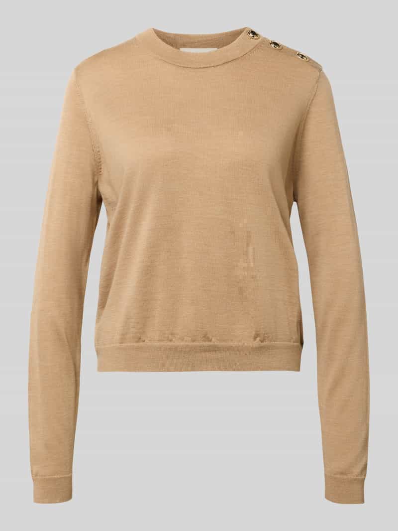 Gebreide pullover van Wol met Knoopsluiting