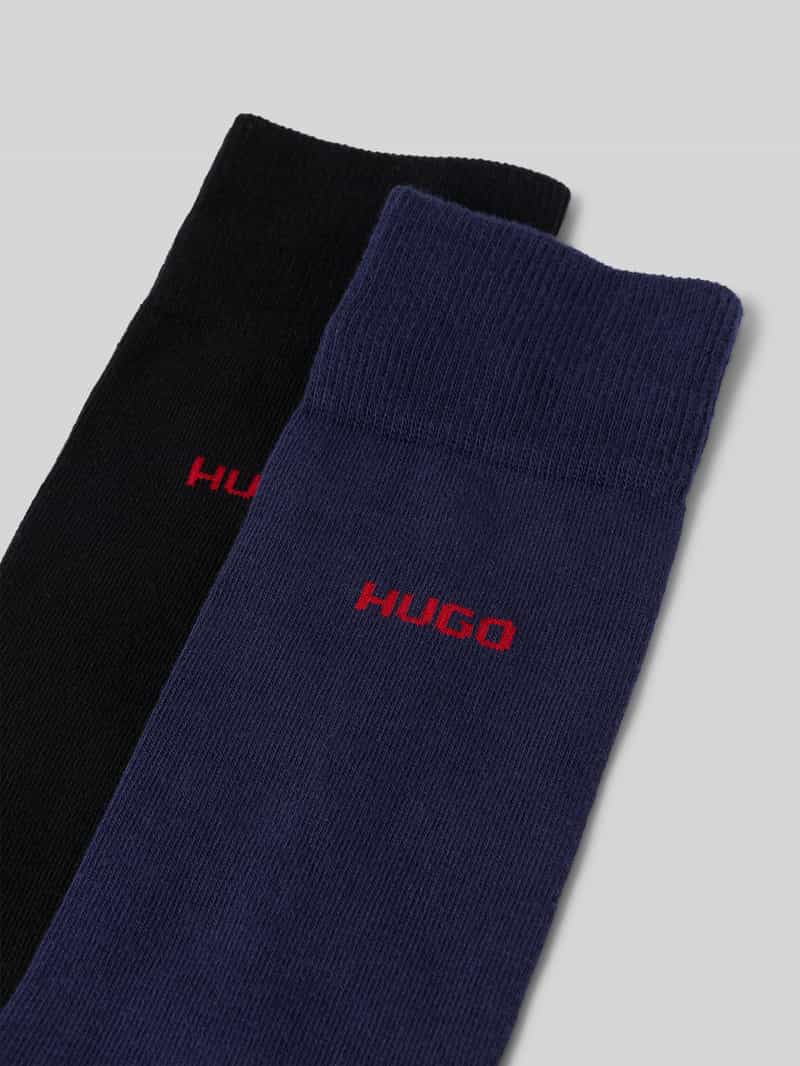 HUGO Kousen van katoenmix per 2 paar