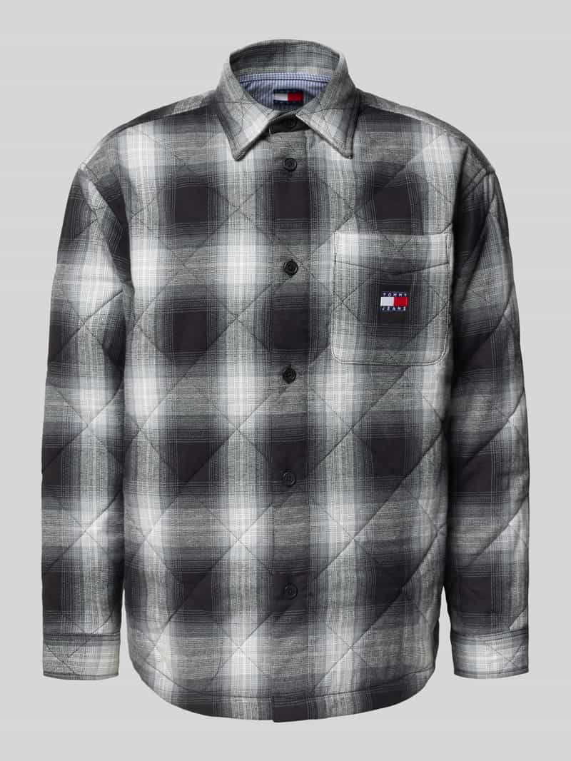 Tommy Jeans Regular fit overhemdjack van puur katoen