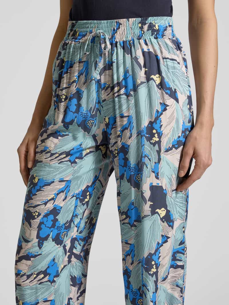 Schiesser Straight leg pyjamabroek met vaste plooien model 'Mix+Relax'