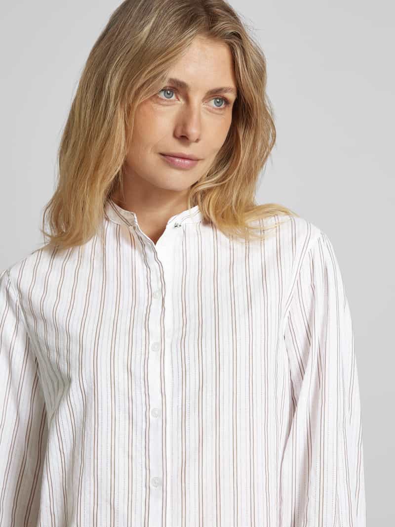 Boss Orange Overhemdblouse met opstaande kraag model 'Bilast'