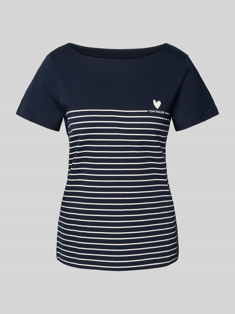 Tom Tailor Regular fit T-shirt van puur katoen