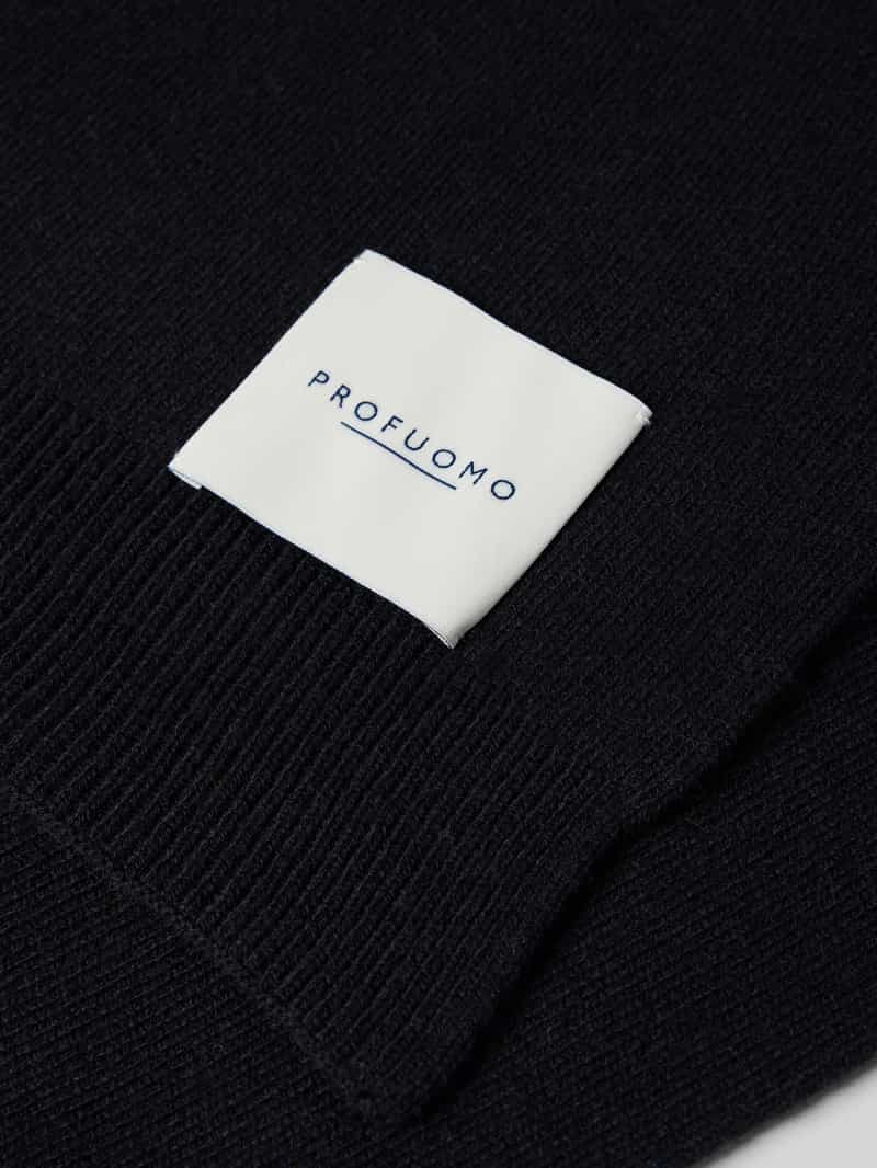 Profuomo Sjaal met labeldetail