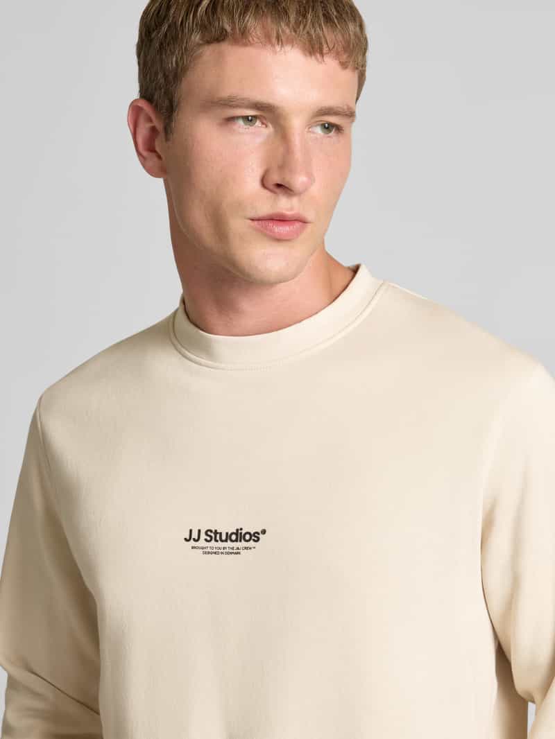 jack & jones Sweatshirt met labelprint model 'SOHO'