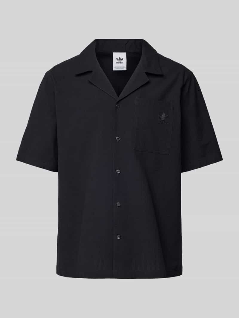 adidas Originals Regular fit vrijetijdsoverhemd met labelstitching