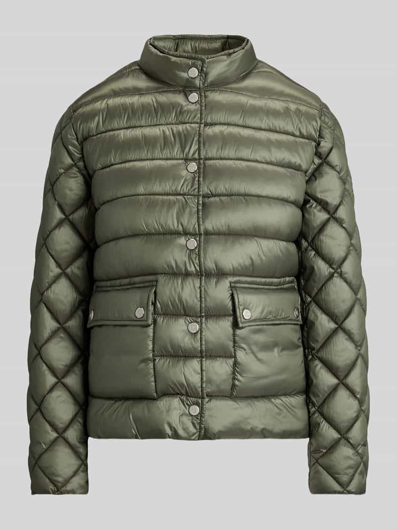 Lauren Ralph Lauren Regular Fit Steppjacke mit aufgesetzten Taschen in Dunkelgruen, Größe M 2101756M