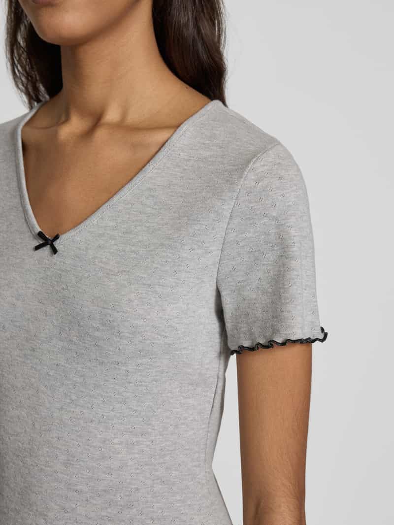 Only Slim fit T-shirt van katoenmix model 'CARLOTTA'