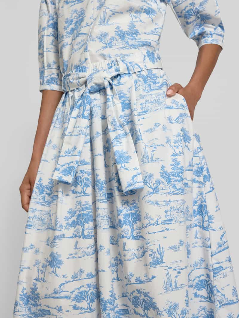 Christian Berg Woman Selection Midirok met strikceintuur