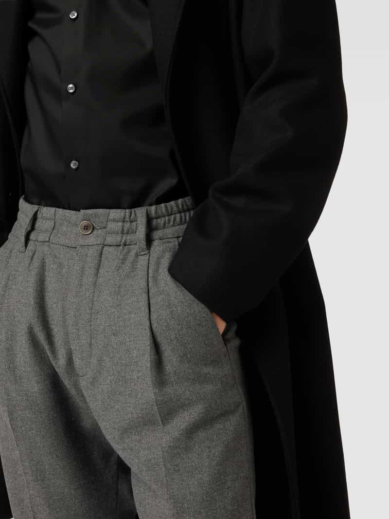 Boss Slim fit zakelijk overhemd met kentkraag model 'Hank Kent'