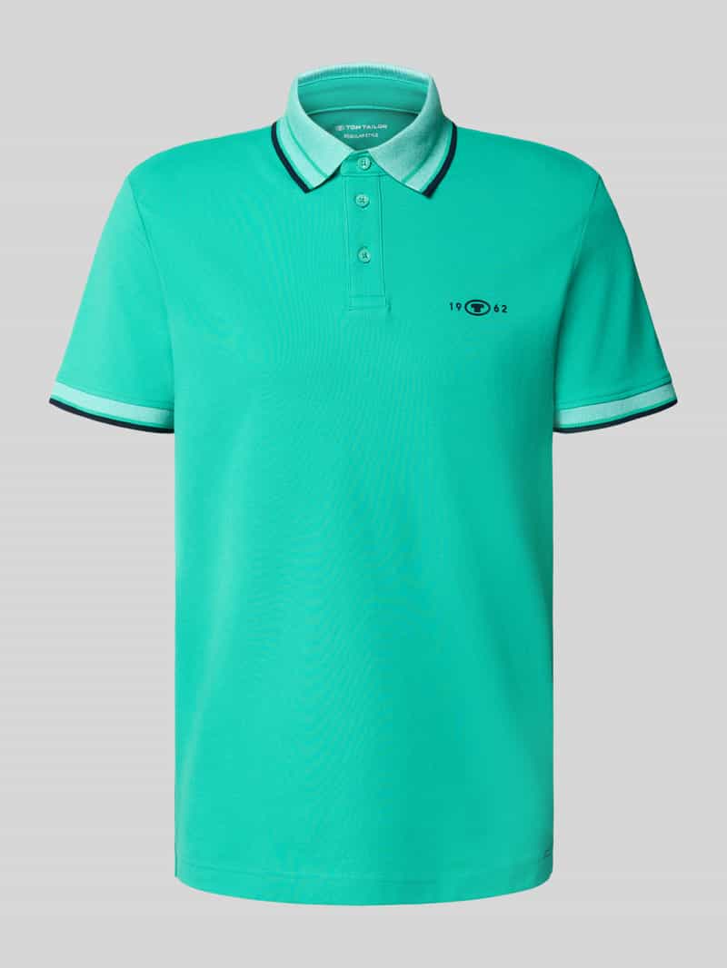 Tom Tailor Regular fit poloshirt van katoenmix