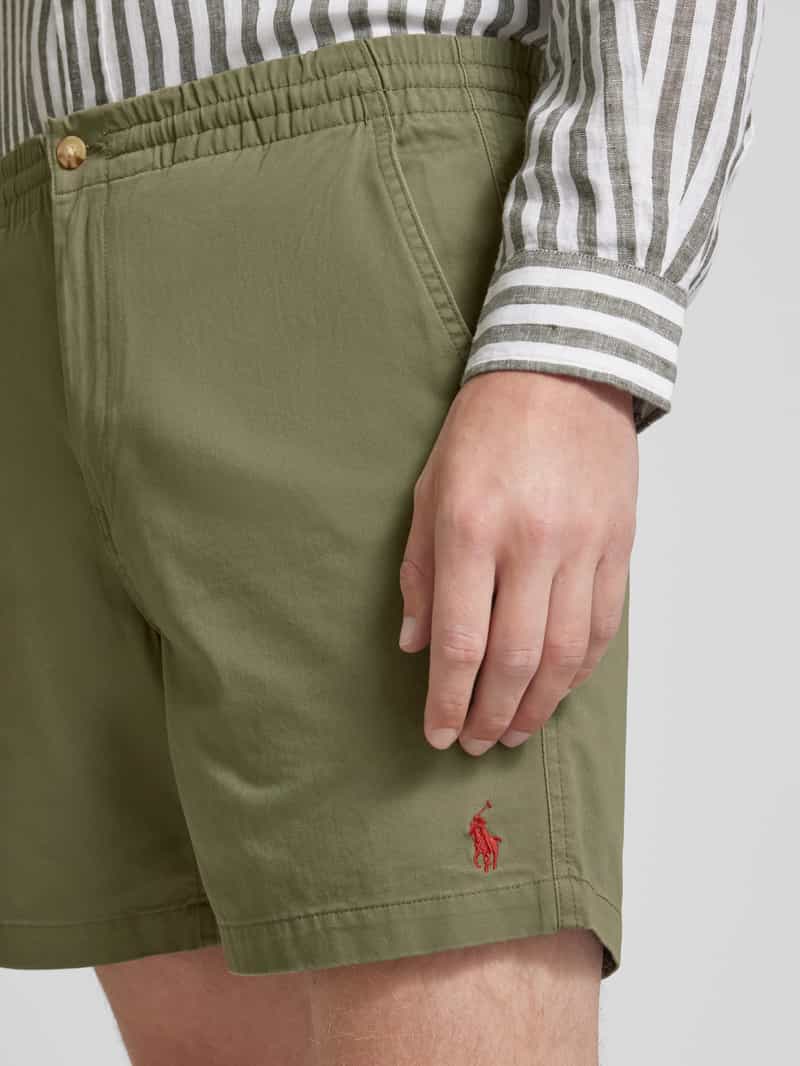 Polo Ralph Lauren Regular fit korte broek met logostitching model 'PREPSTER'