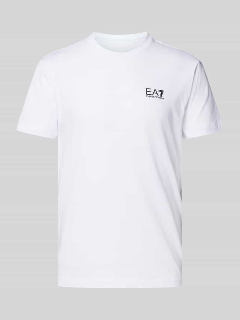 EA7 Emporio Armani T-shirt met labelprint