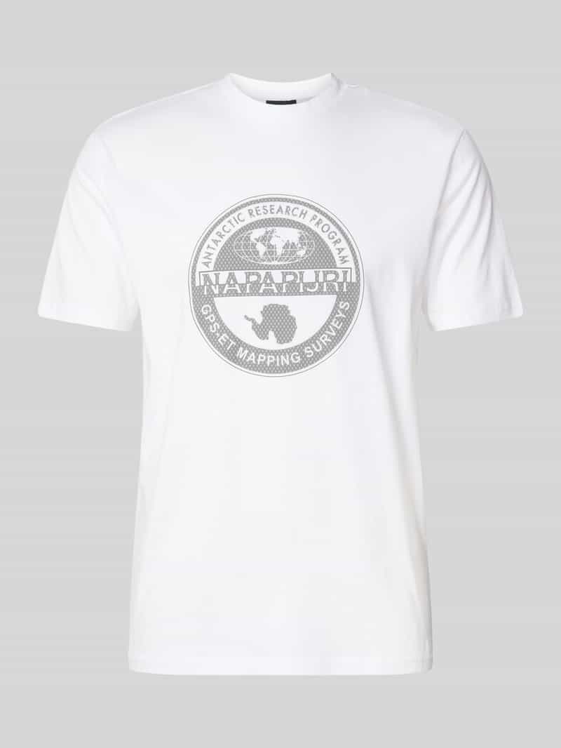 Napapijri T-shirt met labelprint