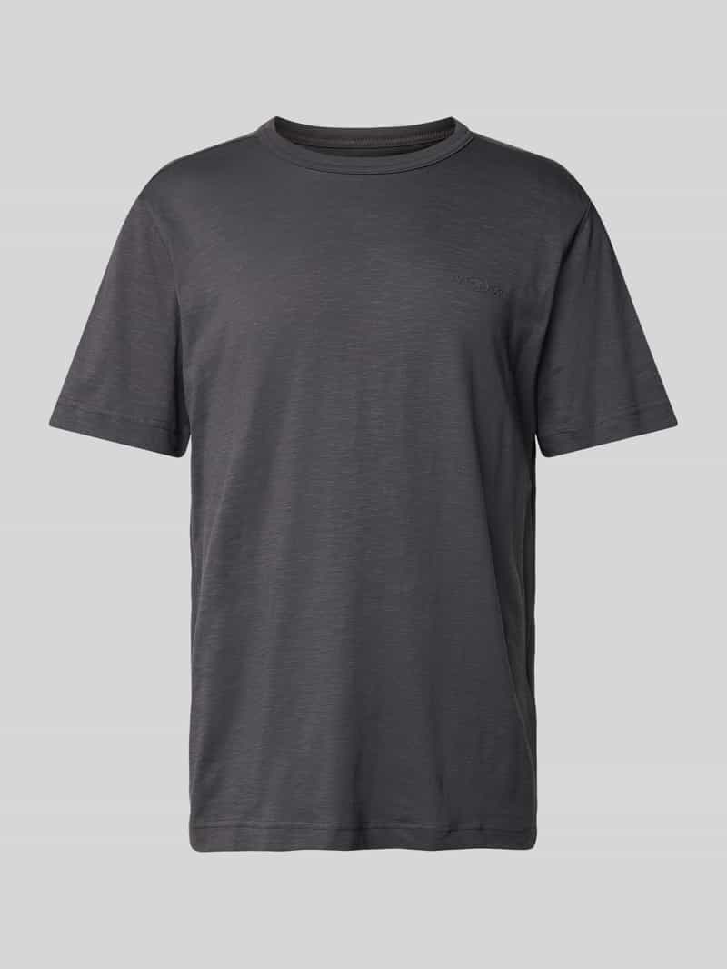 Tom Tailor Regular fit T-shirt van puur katoen met rubberen logoprint