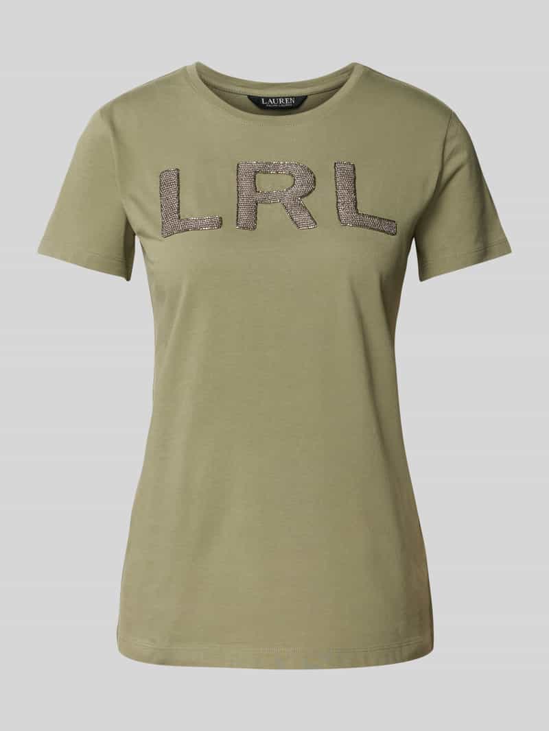 Lauren Ralph Lauren T-shirt met labeldetail model 'KATLIN'