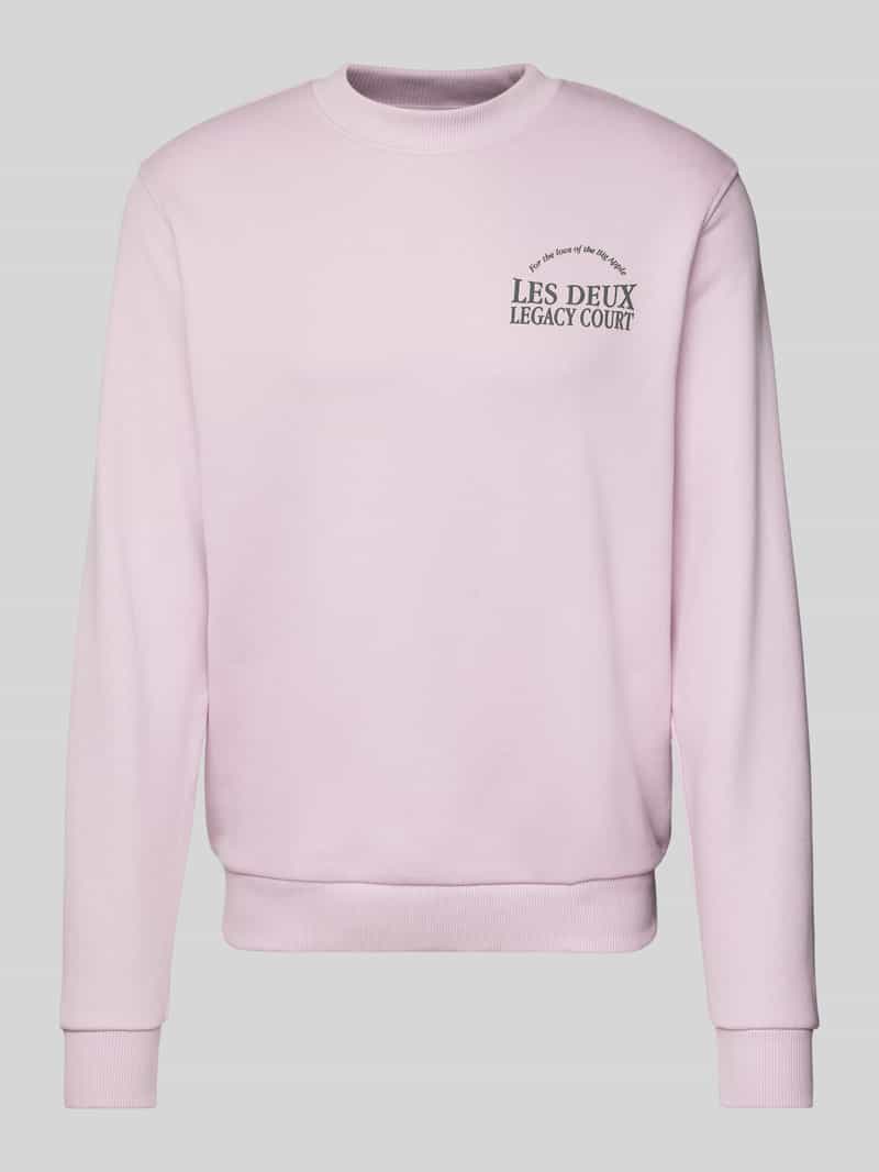 Les Deux Sweatshirt met labelprint model 'Legacy'