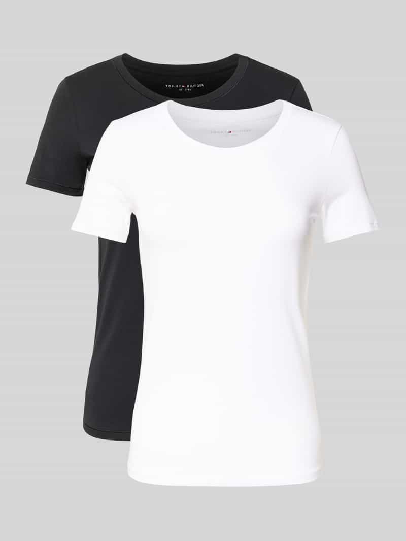 Slim fit onderhemd in een set van 2