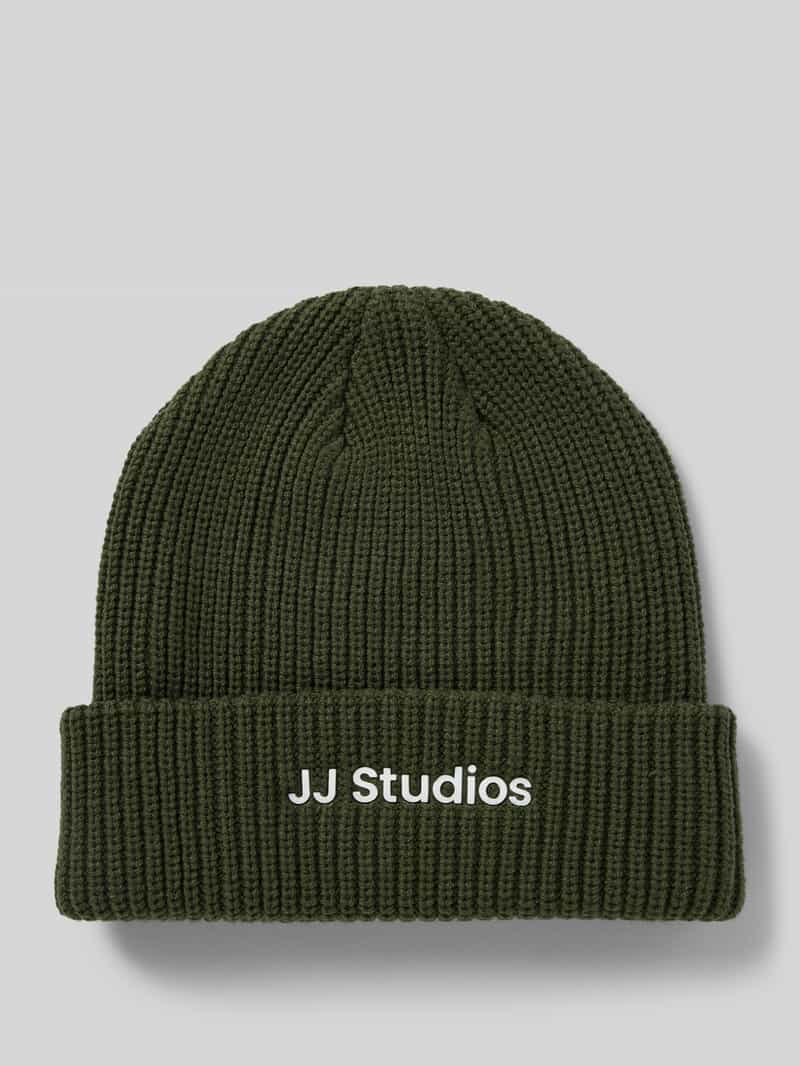 jack & jones Beanie met labeldetail model 'SOHO'