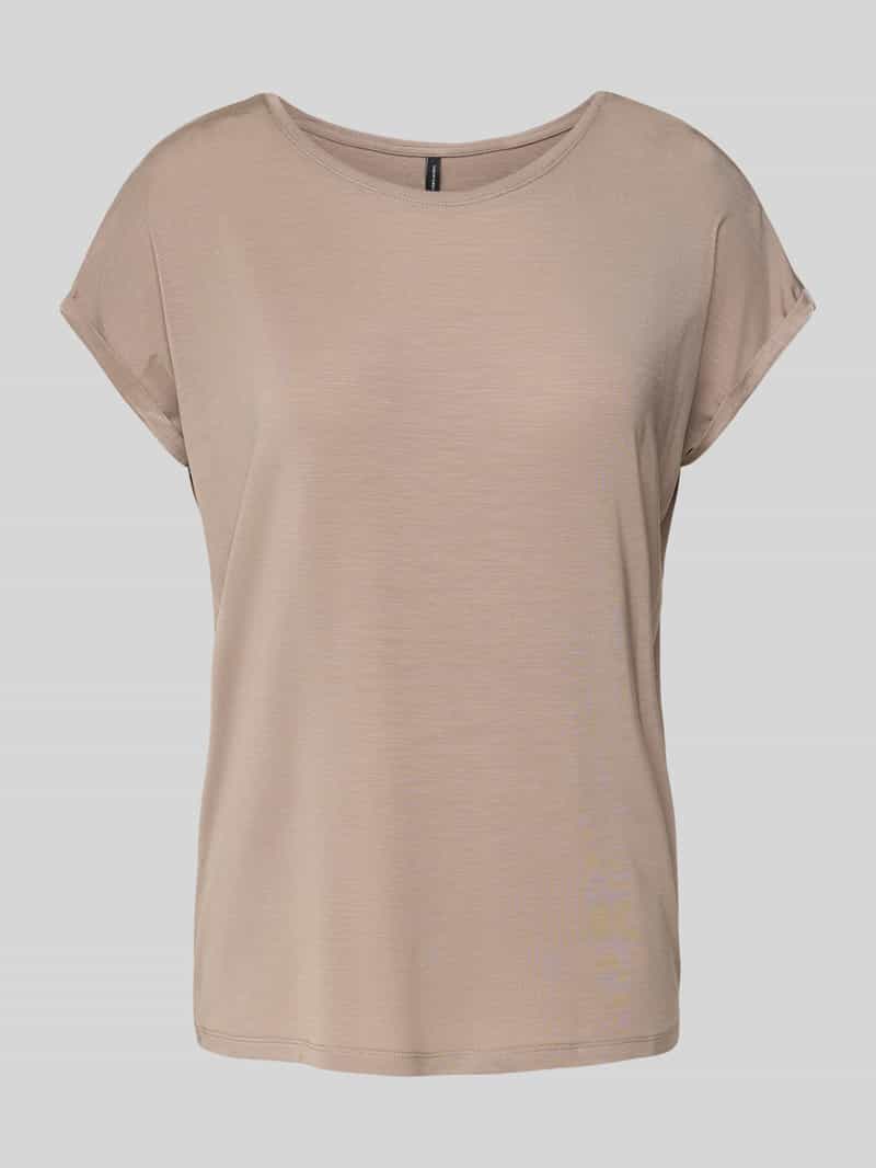 Vero Moda Shirt met ronde hals VMAVA PLAIN SS TOP GAJRS NOOS