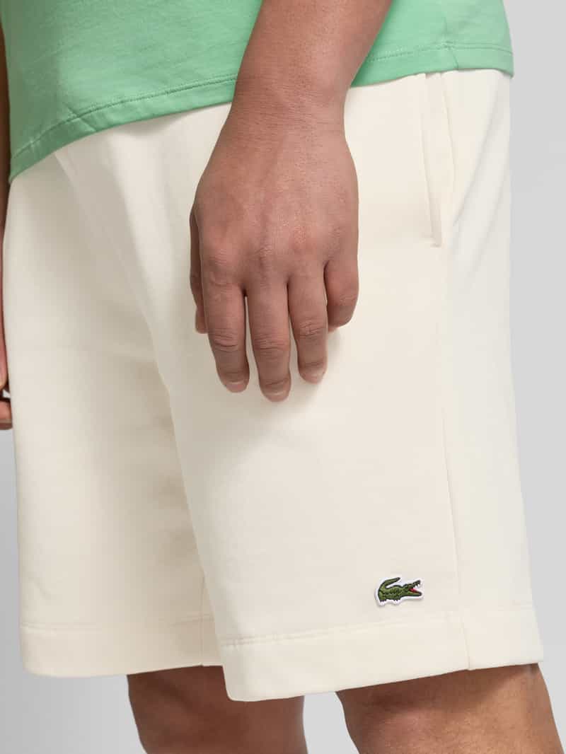 Lacoste Regular fit sweatshorts met elastische band