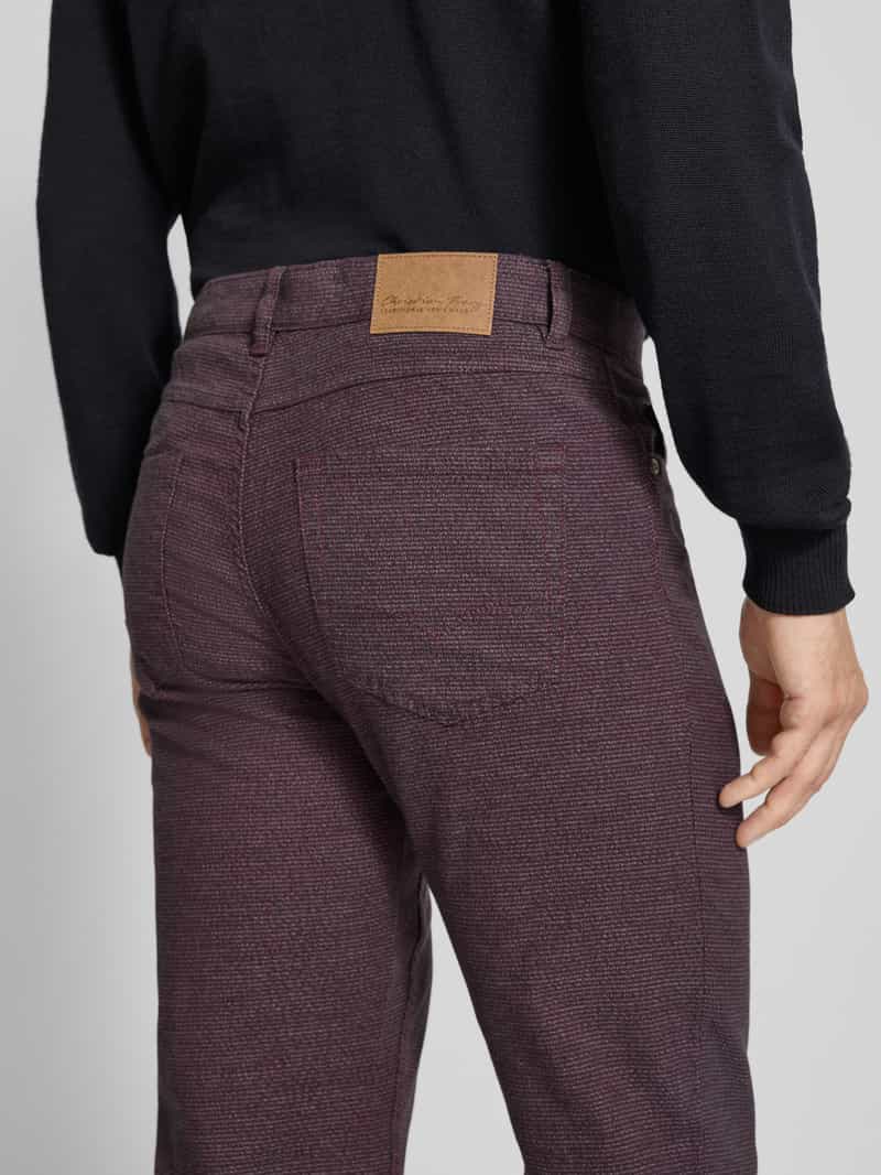 Christian Berg Men Straight fit broek met steekzakken