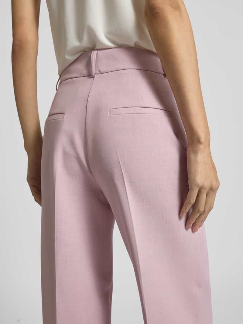Selected Femme Regular fit stoffen broek met persplooien model 'Rita'