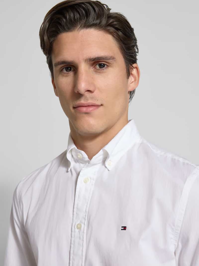 Tommy Hilfiger Regular fit vrijetijdsoverhemd met korte mouwen model 'FLEX'