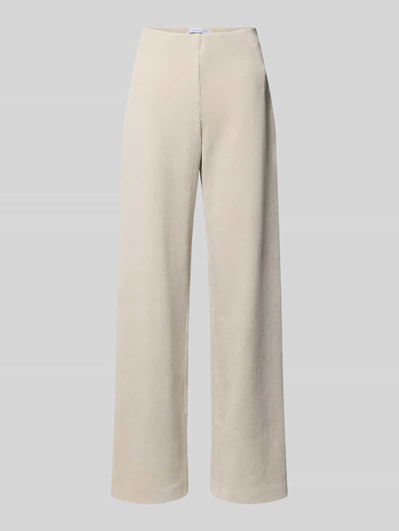 RAFFAELLO ROSSI Wide leg corduroy broek model 'ELAINE'