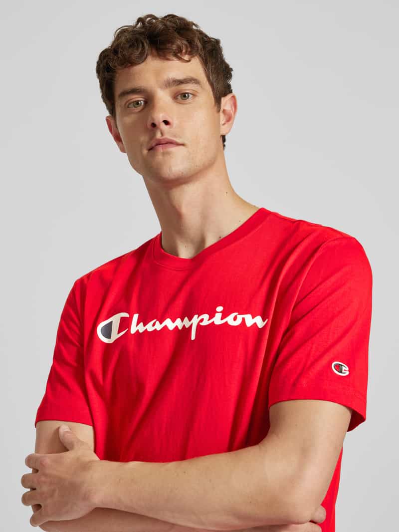 Champion T-shirt met labelprint