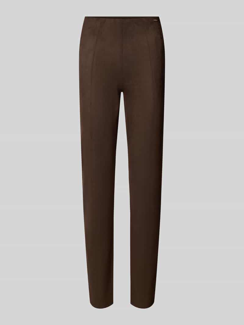 Slim fit legging in leerlook model 'MAYA'
