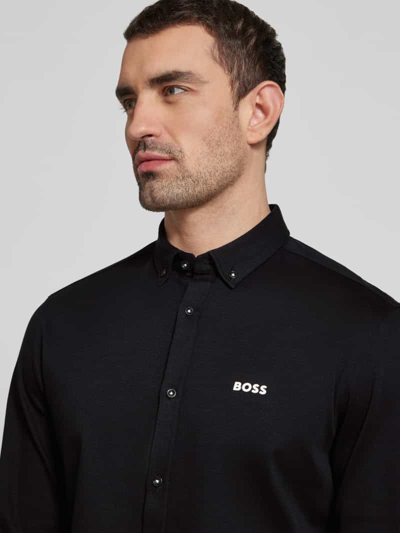 BOSS Green Slim fit vrijetijdsoverhemd met button-downkraag model 'MOTION'