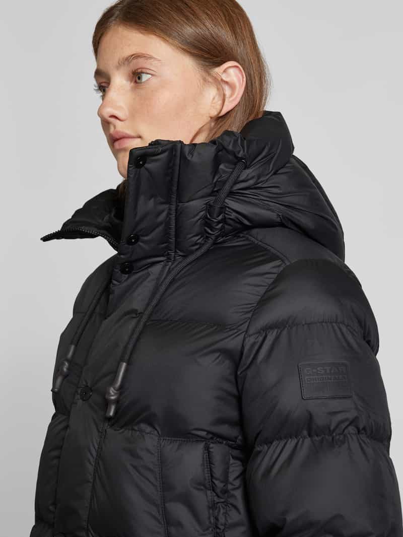 G-Star Raw Gewatteerde parka met drukknoopsluiting model 'Whistler'