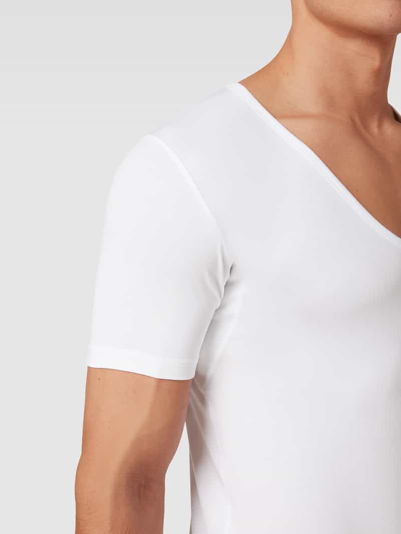 mey Slim fit T-shirt met V-hals