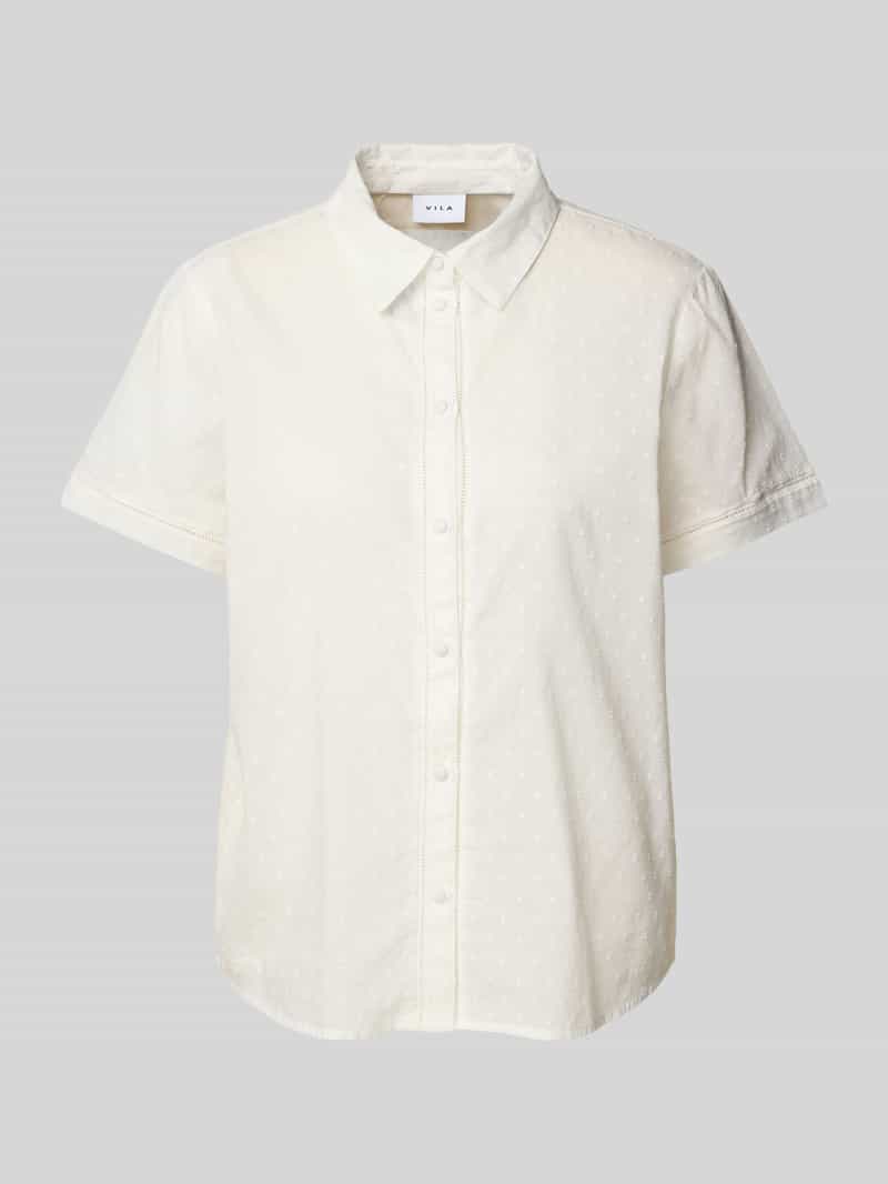 Vila Regular fit blouse met platte kraag model 'TUTTY'