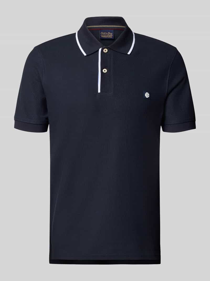 Christian Berg Men Regular fit poloshirt van puur katoen