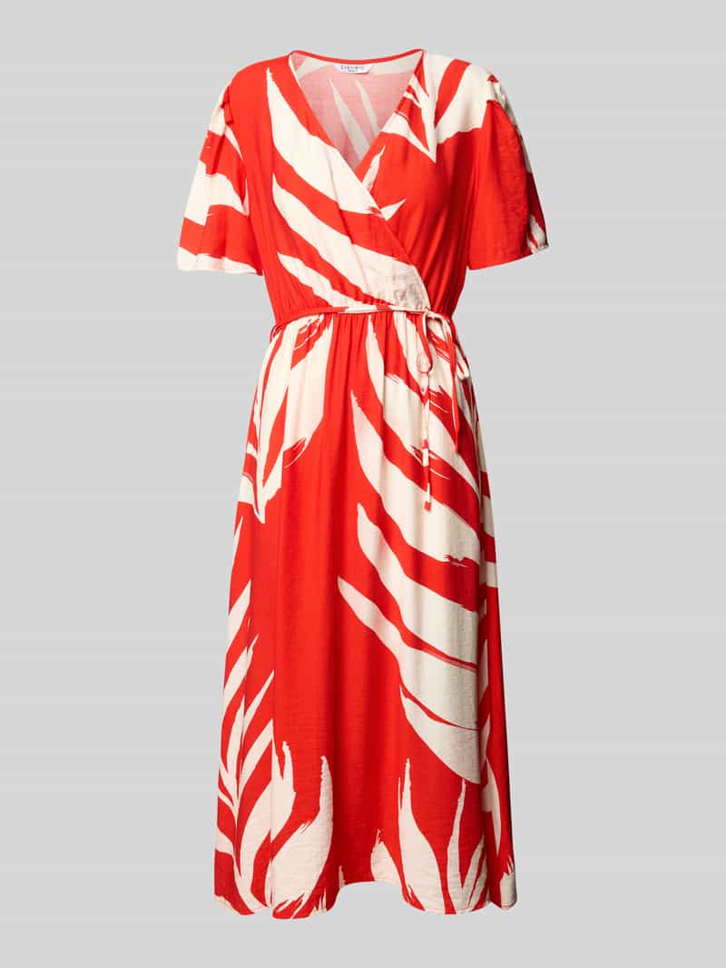 ZABAIONE Midi-jurk in wikkellook model ''