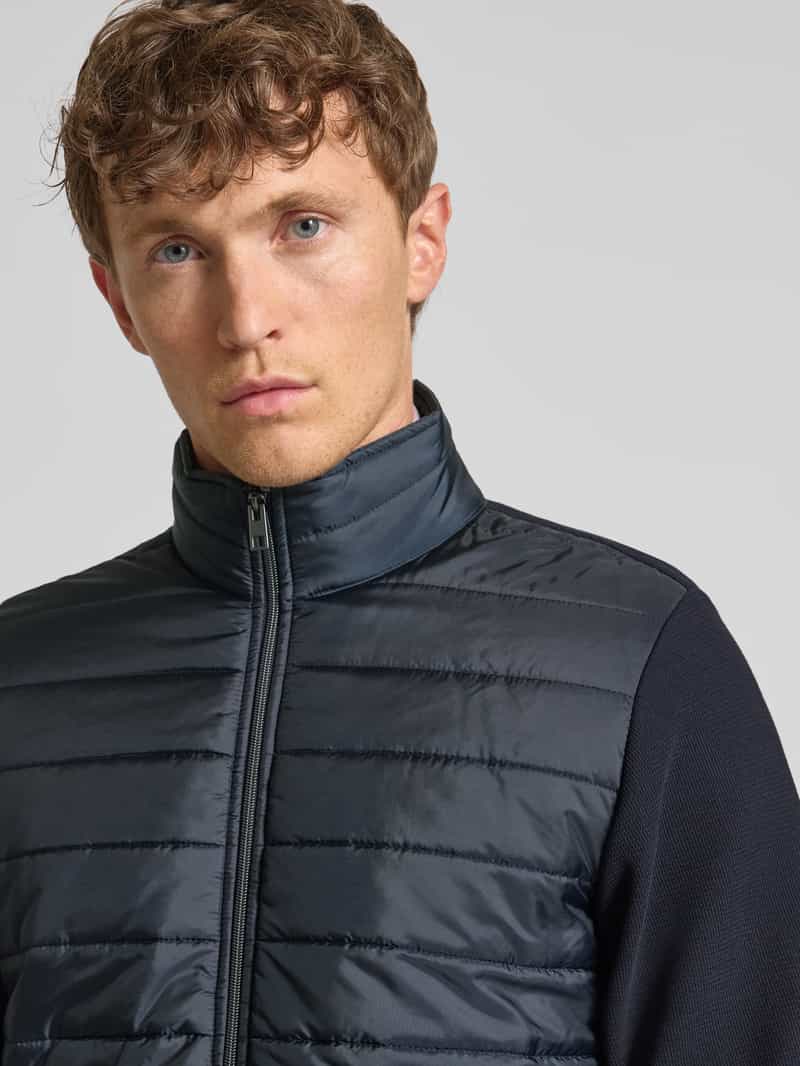 Christian Berg Men Sweatjack met opstaande kraag