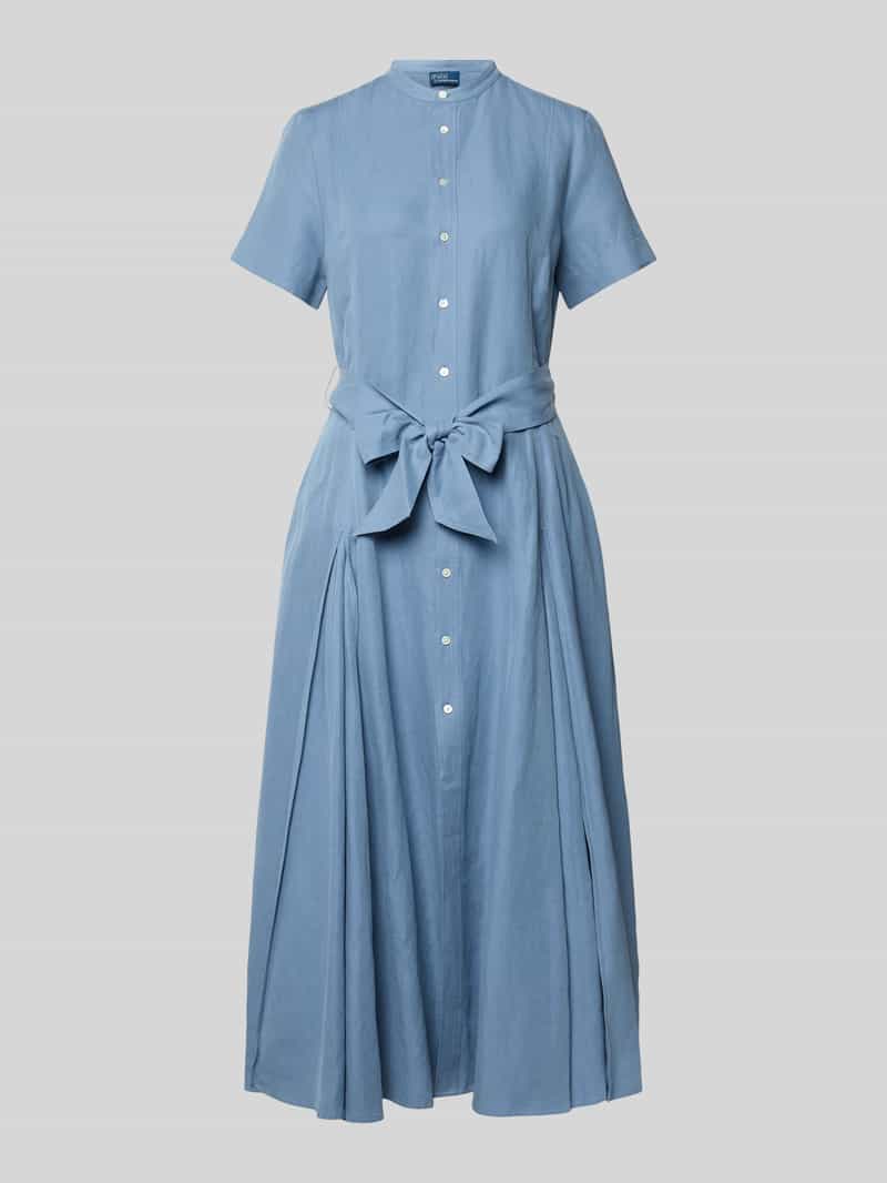 Polo Ralph Lauren Midi-jurk met strikceintuur
